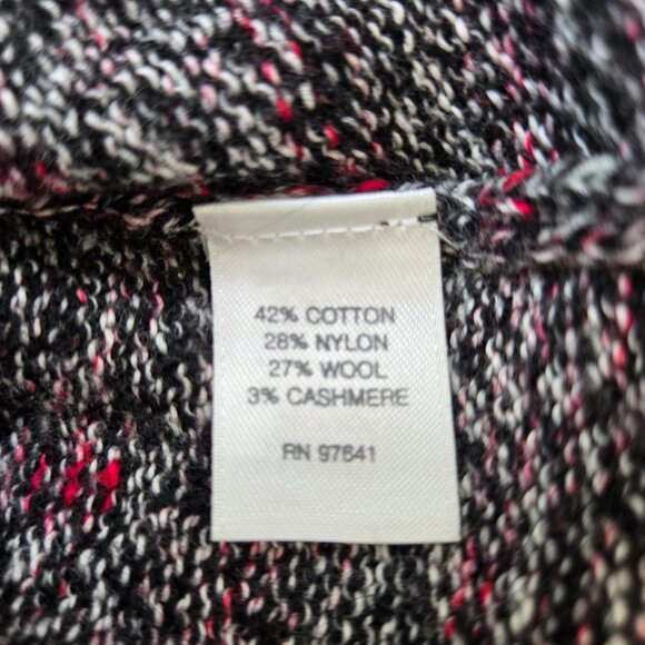 J. Jill Pure Jill Wool & Cashmere Blend Asymmetrical Tunic Sweater Size Medium - Picture 6 of 6